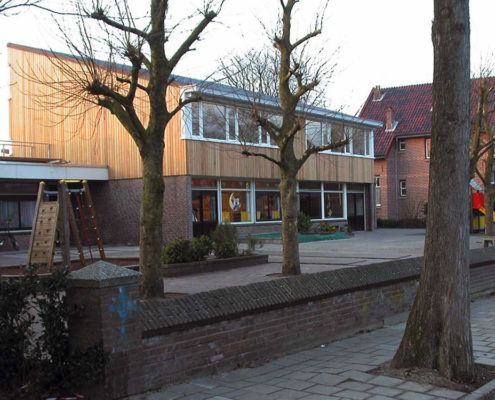 Aanbouw van de Rehobothschool in Boskoop