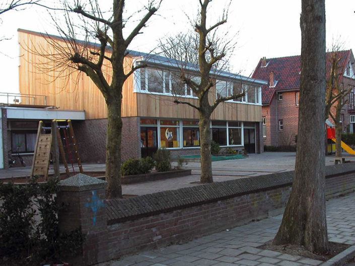 Aanbouw van de Rehobothschool in Boskoop